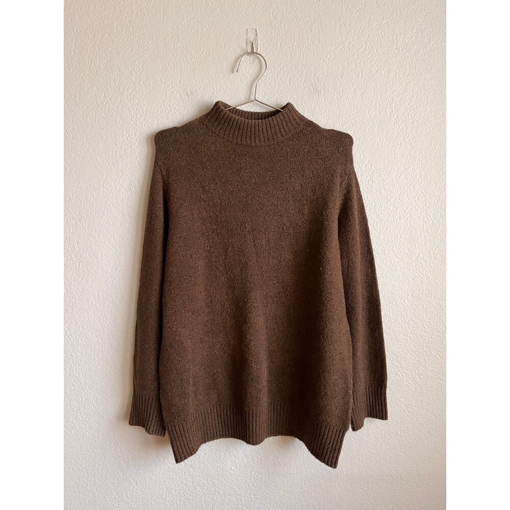 Jenni Kayne Oversized Pullover Sweater in Cedar Brown Size XS